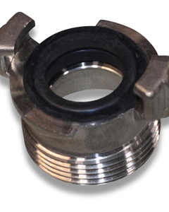 Thread piece f/quick coupling 1 1/4"m SST